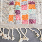 Colorful Checkered Rug - Berber Handicraft