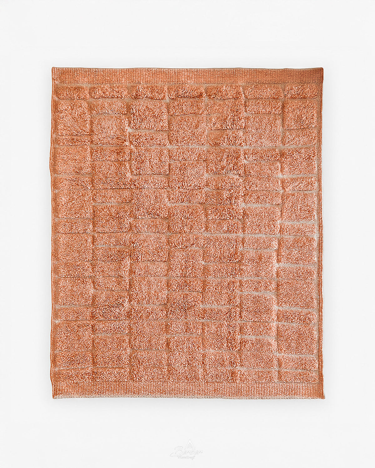 Colorful Peach Mrirt Rug 3 X 5 Ft | 90 X 150 Cm / With Tassels / Short (0.4” / 1 cm)