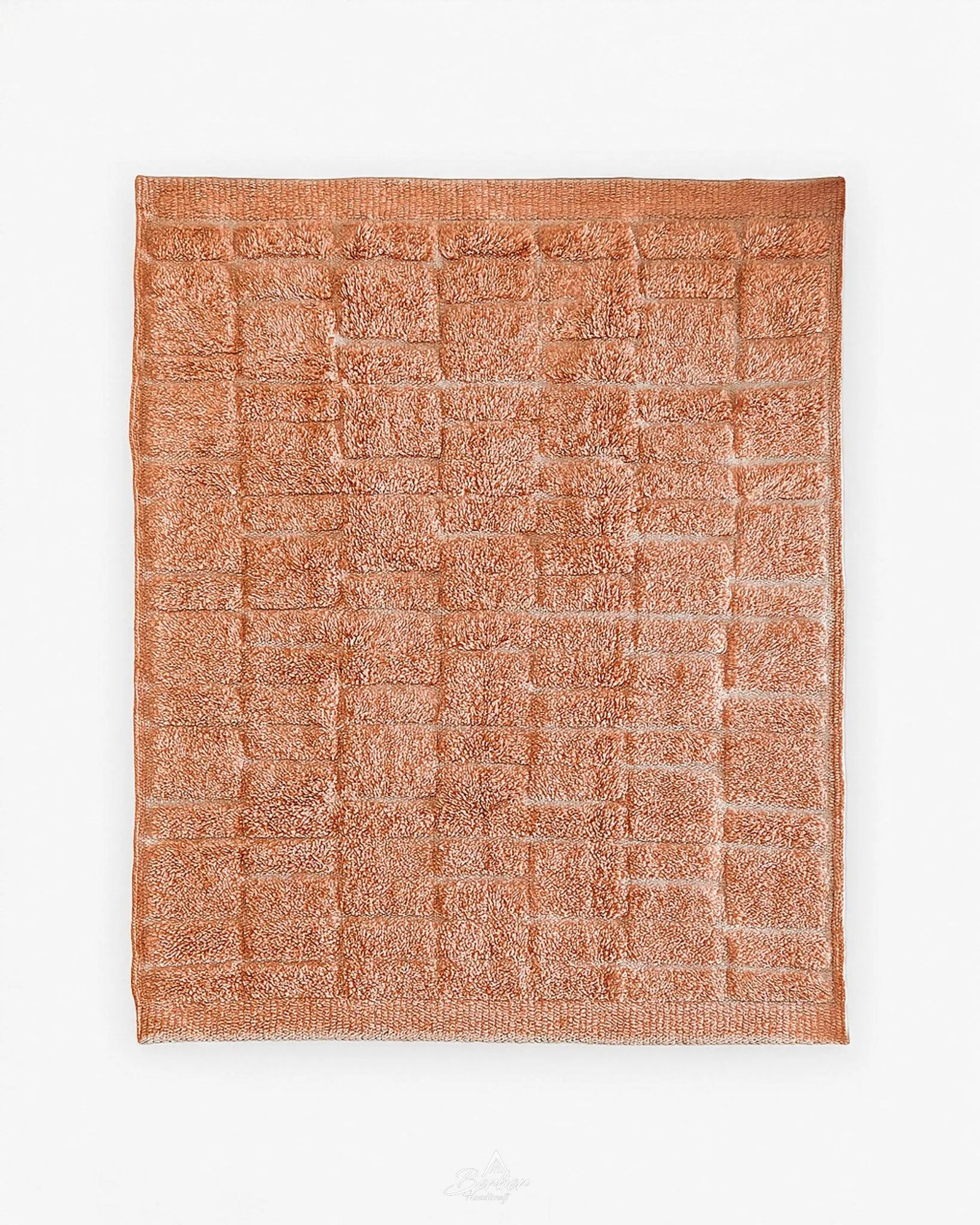 Colorful Peach Mrirt Rug 3 X 5 Ft | 90 X 150 Cm / With Tassels / Short (0.4” / 1 cm)