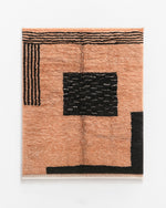 Custom Peach Rug 3 X 5 Ft | 90 X 150 Cm / With Tassels / Short (0.4” / 1 cm)