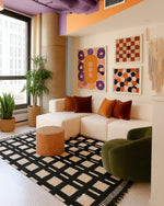 Fluffy Wool Rug 3 X 5 Ft | 90 X 150 Cm / With Tassels / Short (0.4” / 1 cm)