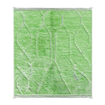 Green Beni Ourain Rug - Berber Handicraft