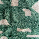 Green Handmade Rug - Berber Handicraft