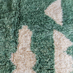 Green Handmade Rug - Berber Handicraft