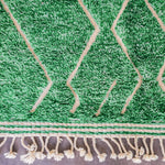 Green Treillis Berber Rug - Berber Handicraft