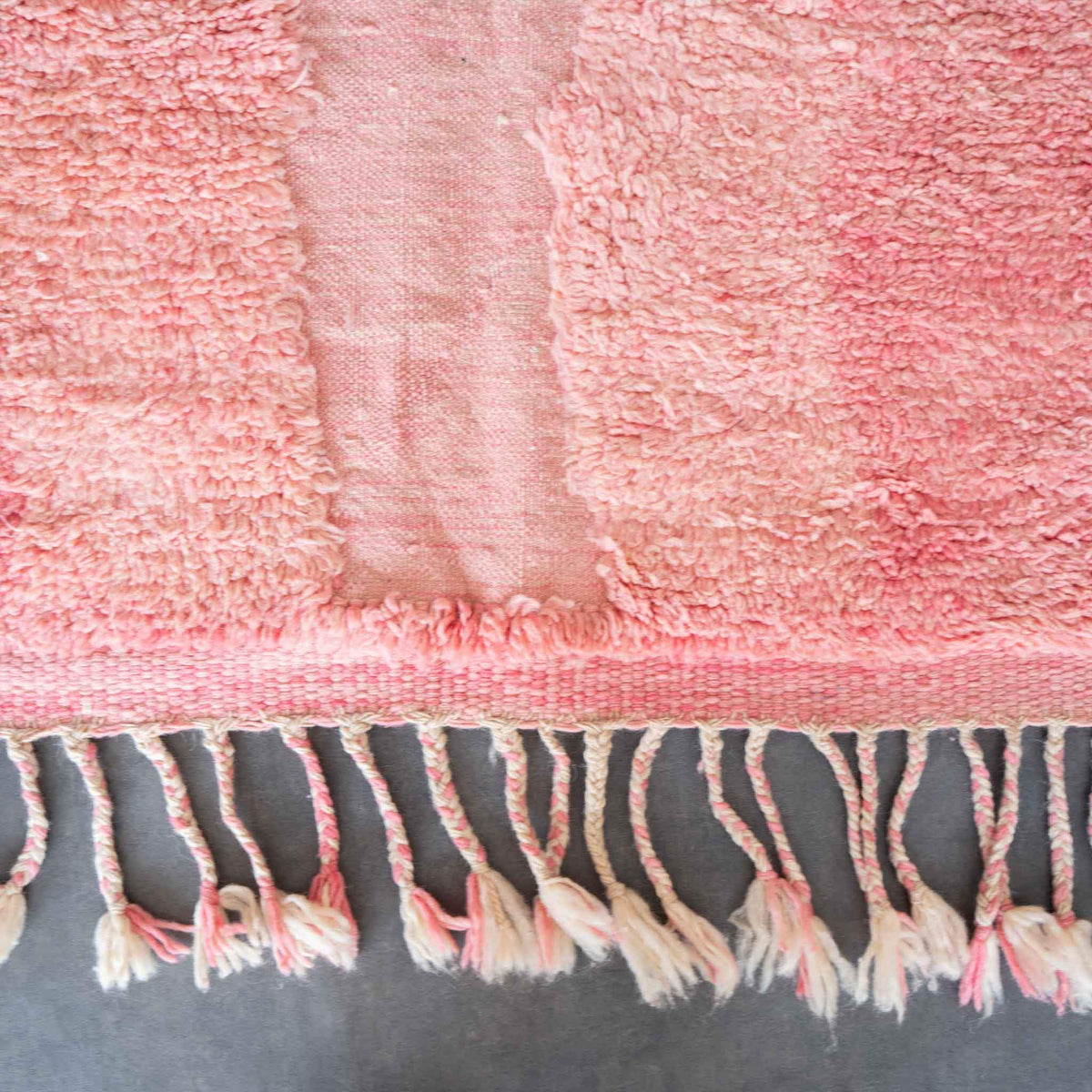 Pink Irregular Rug - Berber Handicraft