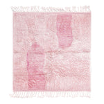 Pink Morrocan Wool Rug - Berber Handicraft