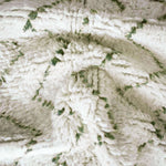 White and Green Zigzag Rug - Berber Handicraft