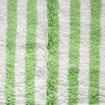 Green and White Modern Rug - Berber Handicraft