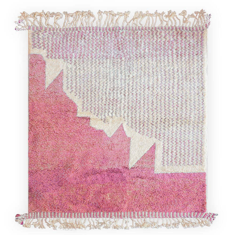 Moroccan Rug Pink - Berber Handicraft