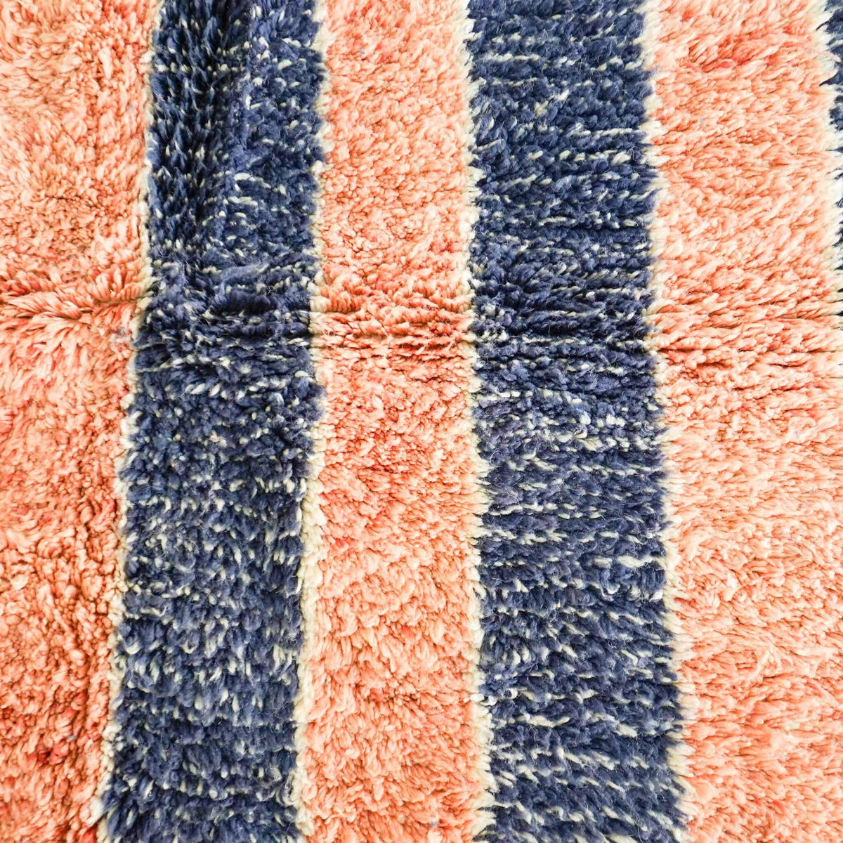 Orange Handwoven Rug - Berber Handicraft