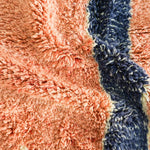 Orange Handwoven Rug - Berber Handicraft