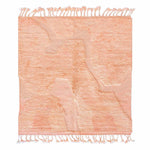 Orange Irregular Rug - Berber Handicraft