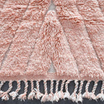 Peach Accent Rug - Berber Handicraft