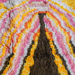 Abstract Pink Rug - Berber Handicraft