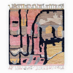 Pink Abstract Carpet - Berber Handicraft