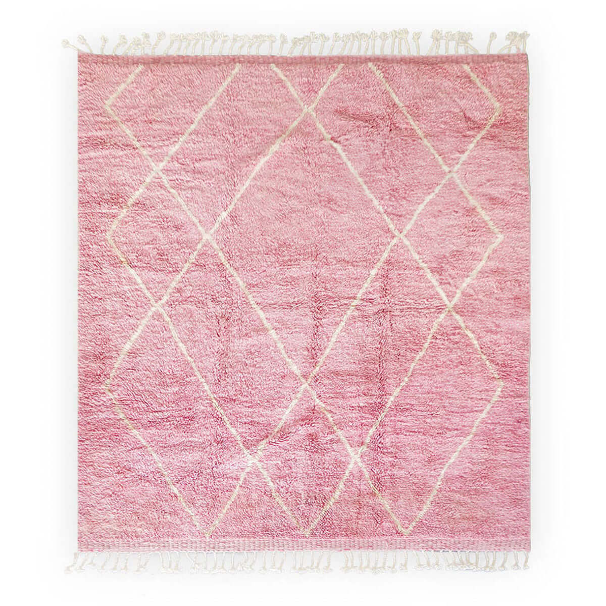 Pink Beni Rug - Berber Handicraft