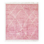 Pink Beni Rug - Berber Handicraft