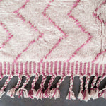 Pink Boho-Chic Rug - Berber Handicraft