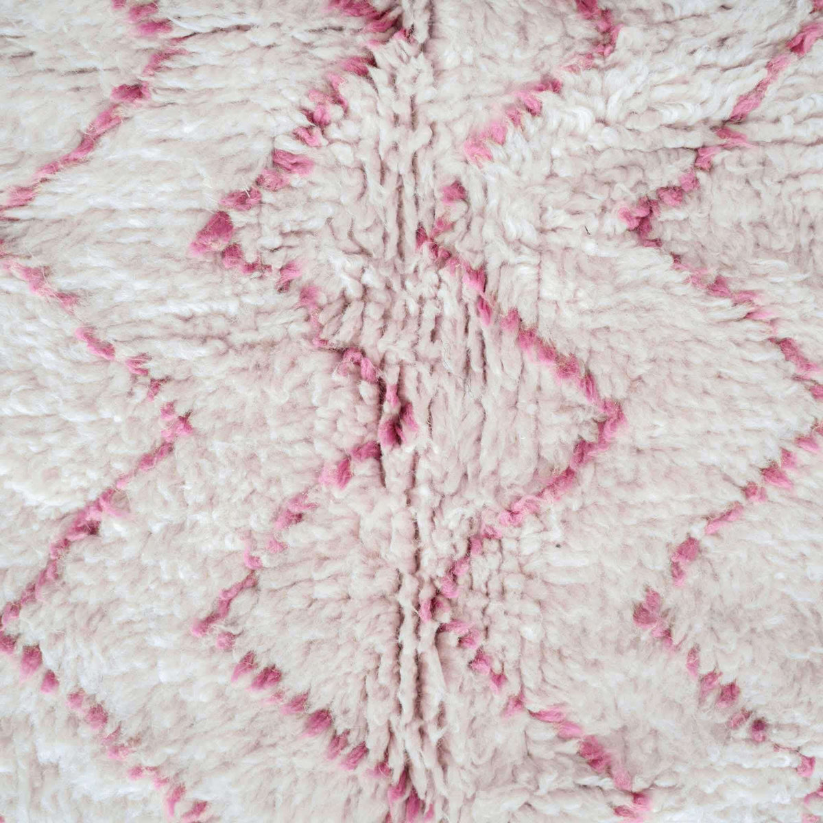 Pink Boho-Chic Rug - Berber Handicraft