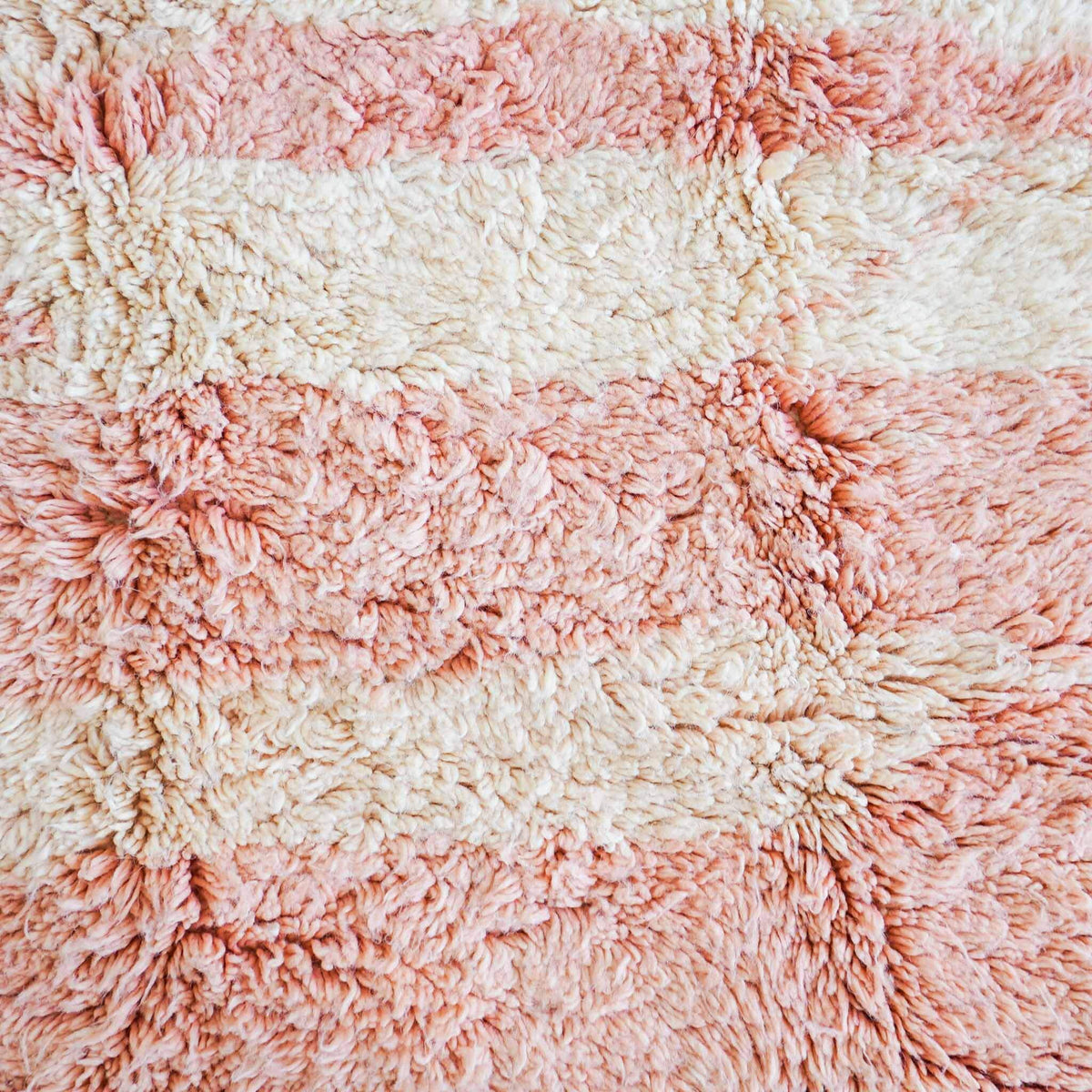 Pink Shag Rug - Berber Handicraft