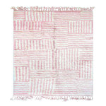 Pink Minimalist Rug - Berber Handicraft