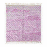 Purple Treillis Moroccan Rug - Berber Handicraft