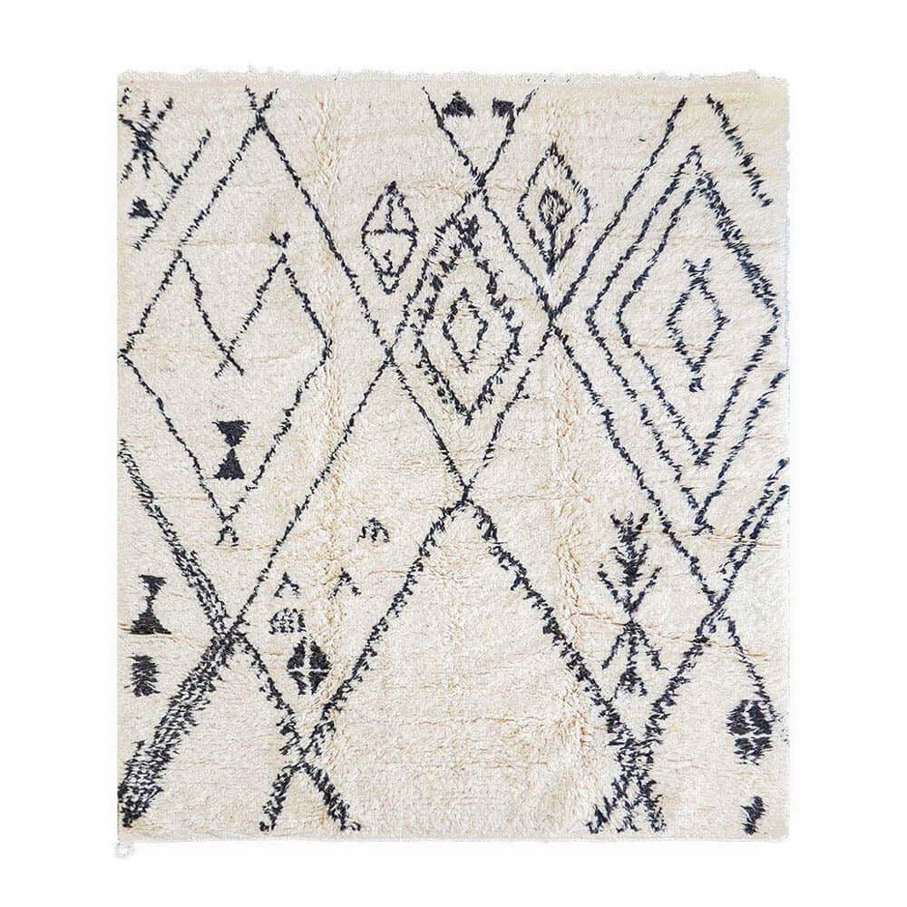 Small to Large Beni Ourain Rug - Berber Handicraft