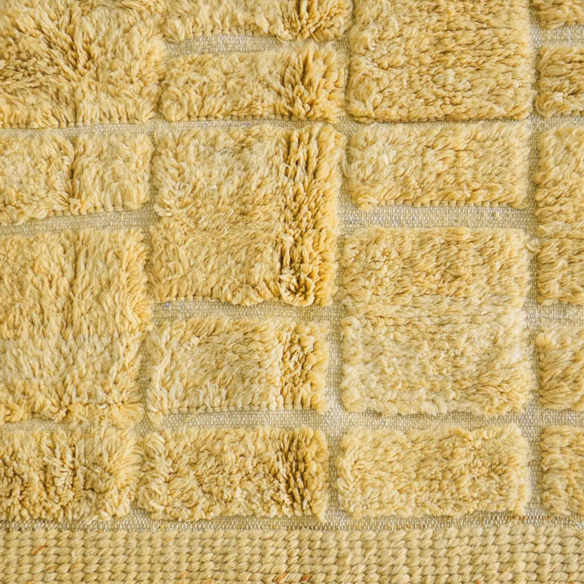 Yellow Berber Rug - Berber Handicraft