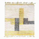 Yellow Bohemian Rug - Berber Handicraft